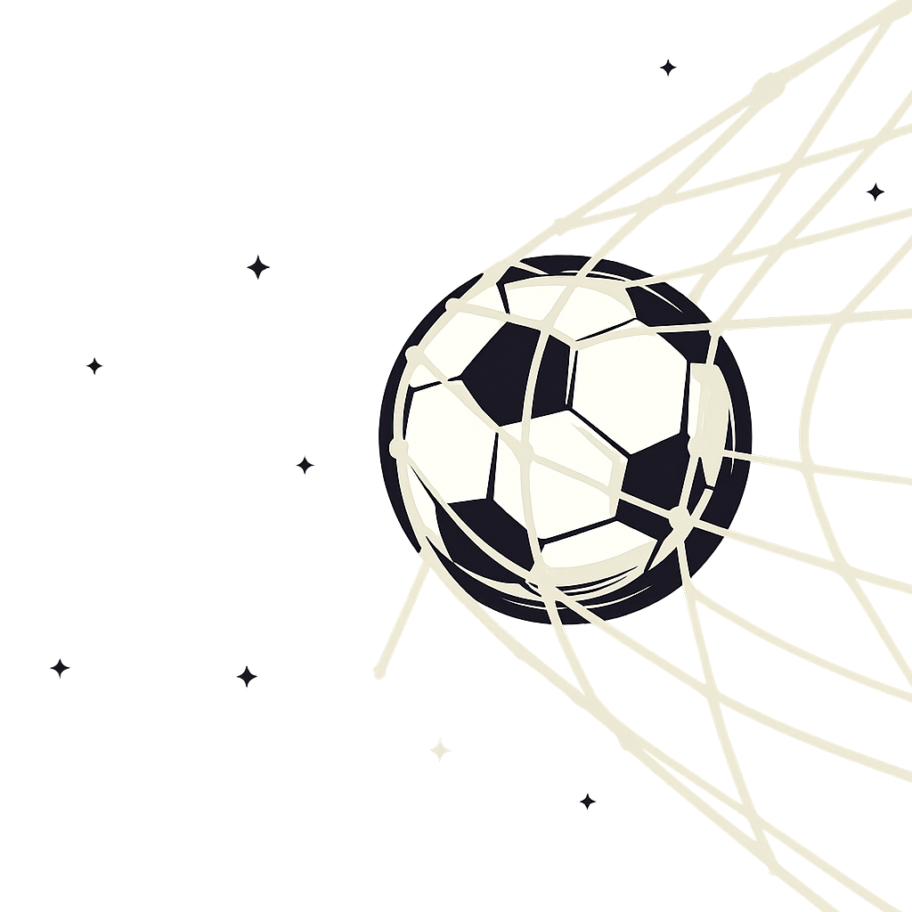 Fotbalový míč v síti